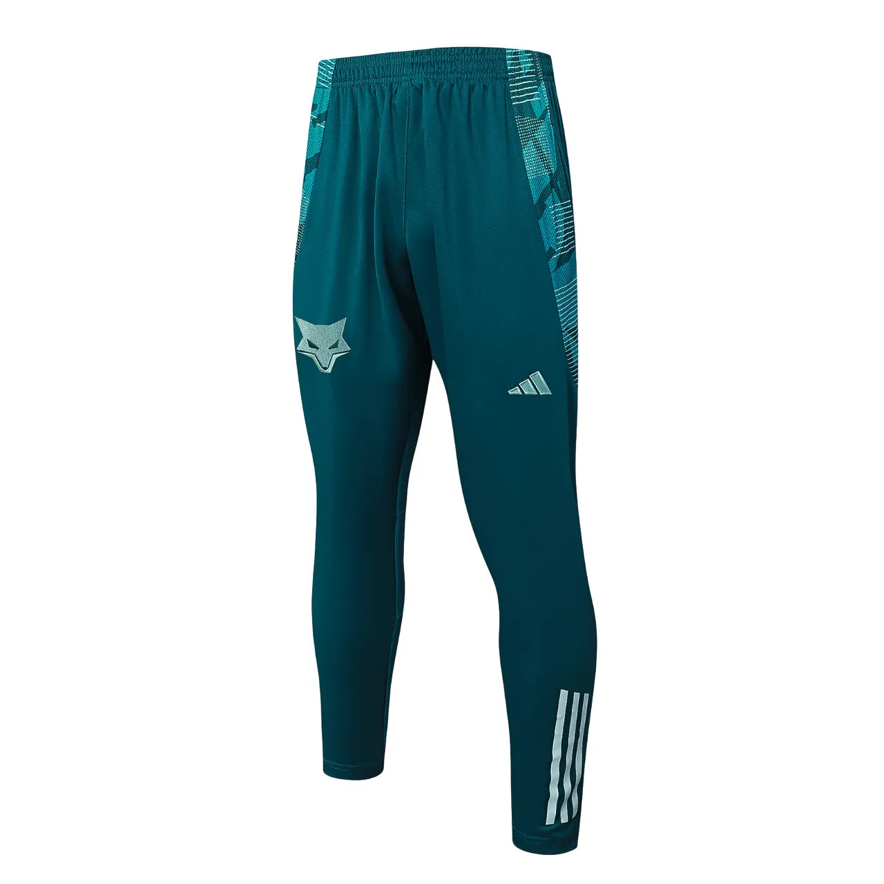 Set Outerwear TrainingCruzeiro 25/26 - Azul Turquesa - detalle del cuello