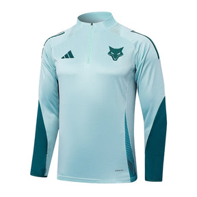Set Outerwear TrainingCruzeiro 25/26 - Azul Turquesa - vista trasera