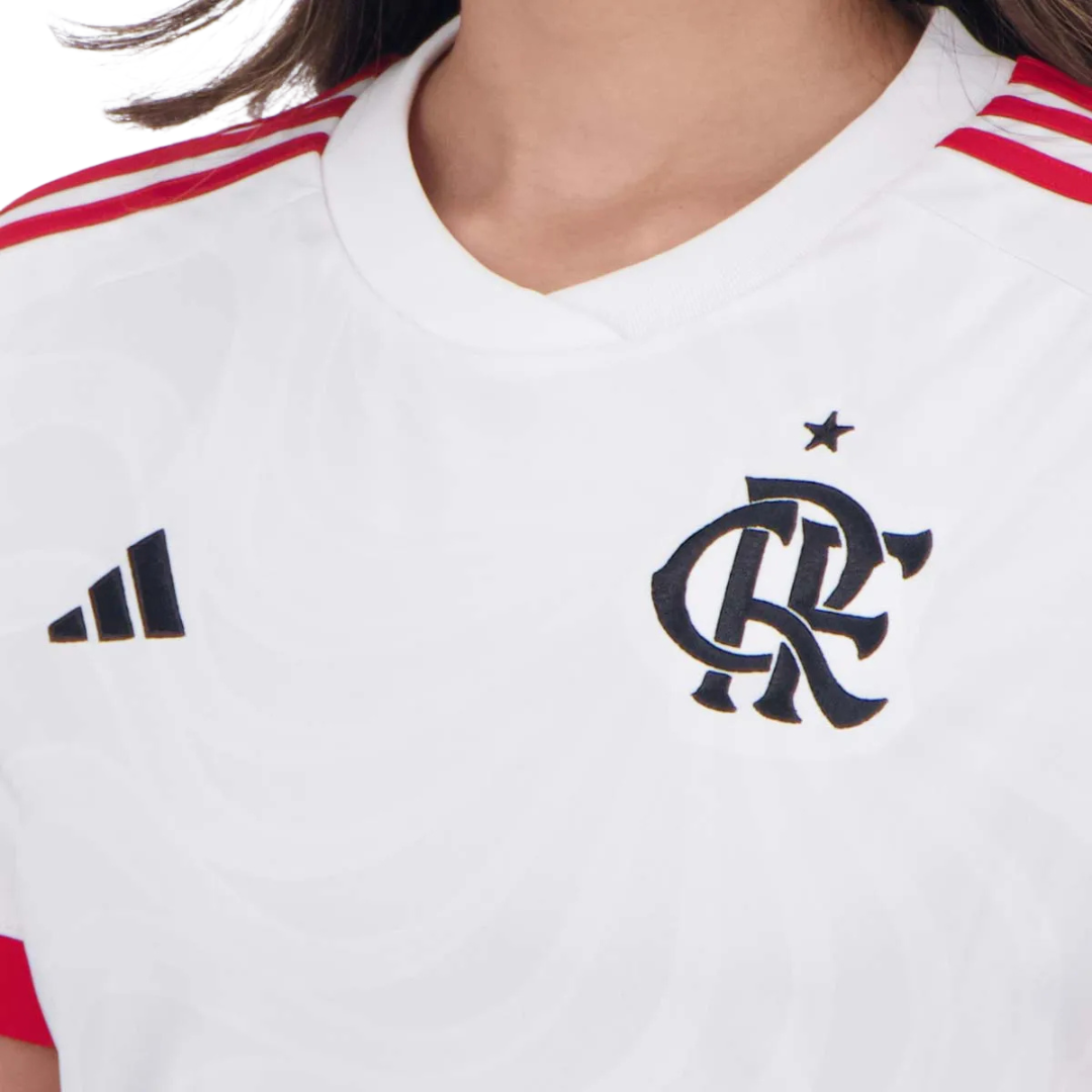 Camiseta Flamengo Feminina Adidas 2024/25 Away - vista frontal