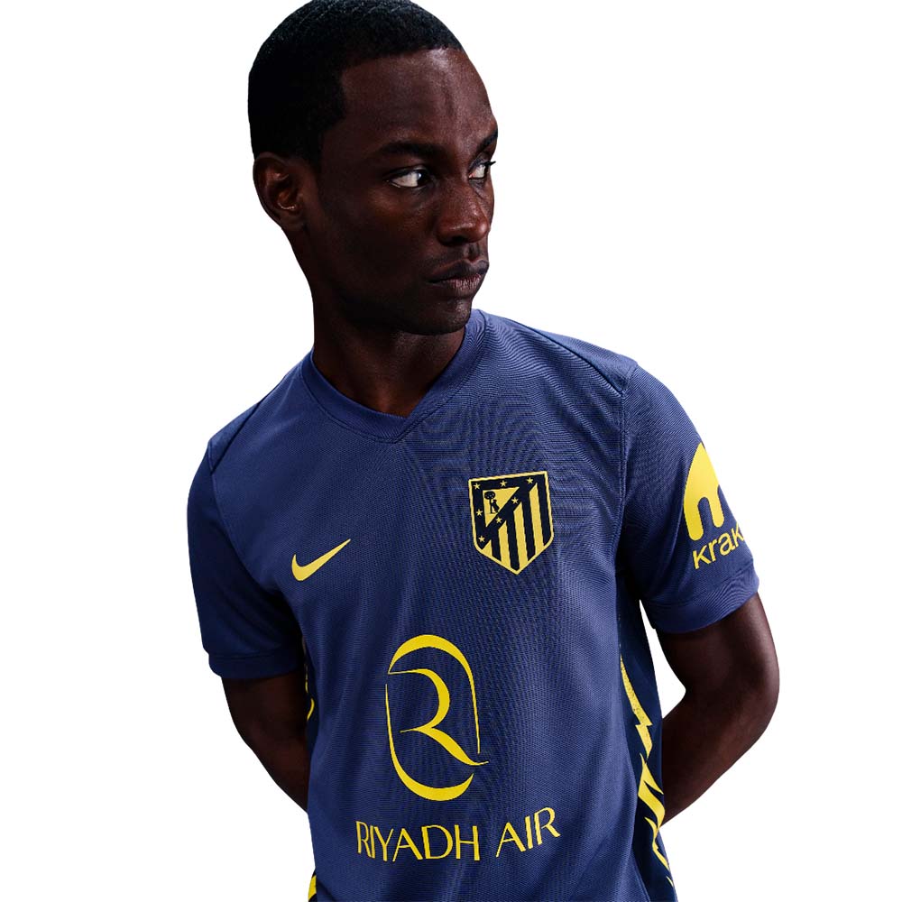Camiseta Atlético de Madrid 25/26 Away - detalle del cuello