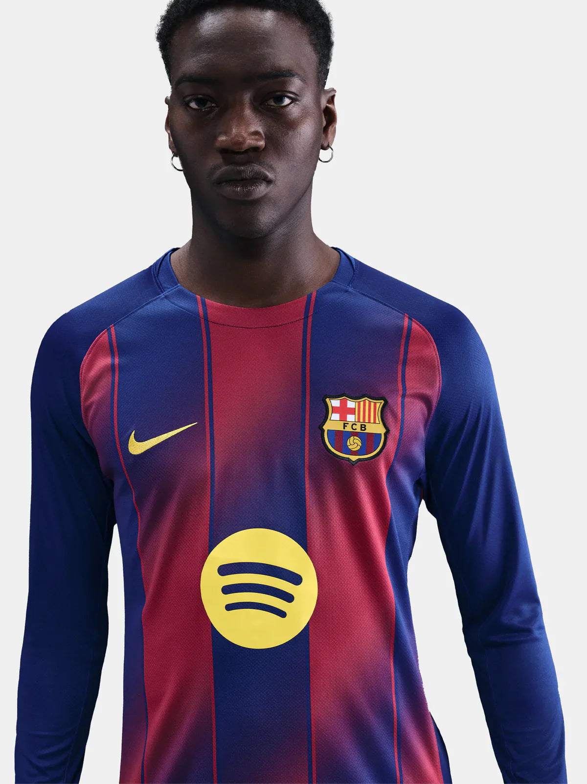 Camiseta Barcelona Long Sleeve 25/26 Home - vista frontal
