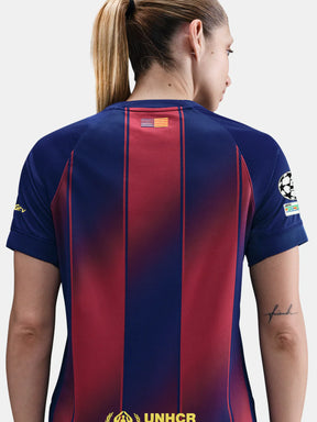 Camiseta Barcelona Femenina  25∕26 Home - detalle de la manga