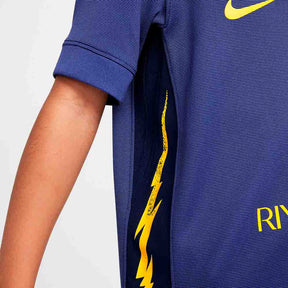 Kids Atlético de Madrid 25/26 Away - detalle del cuello