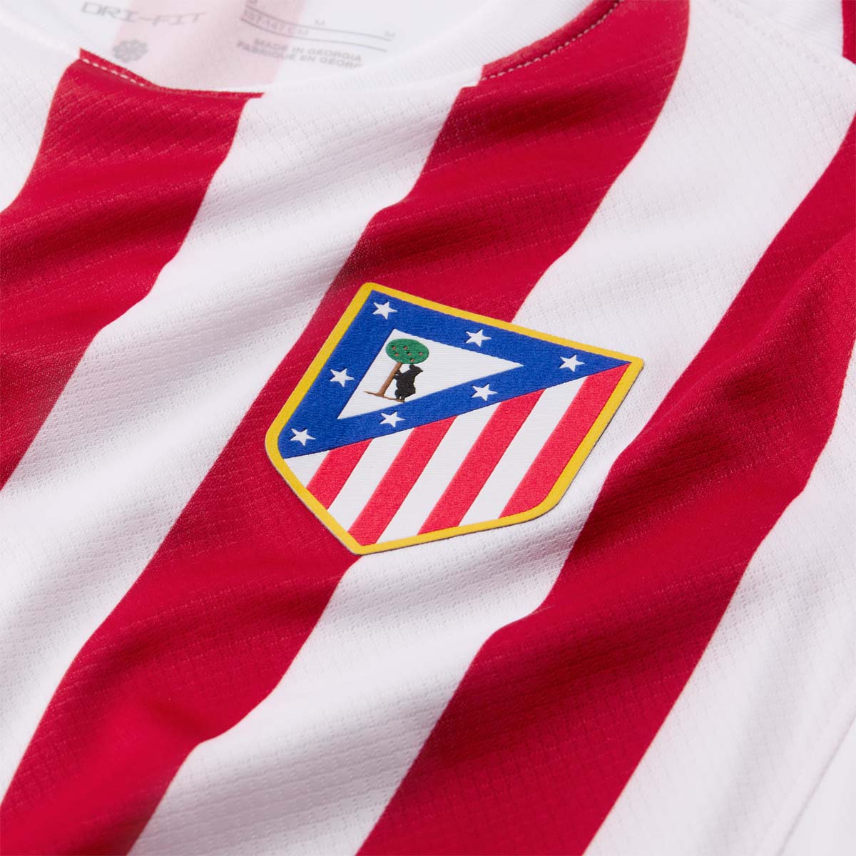 Kids Atlético de Madrid 25/26 Home - detalle de la manga