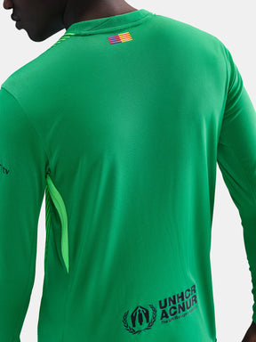 Camiseta Barcelona Goalkeeper 25/26 - detalle de la manga
