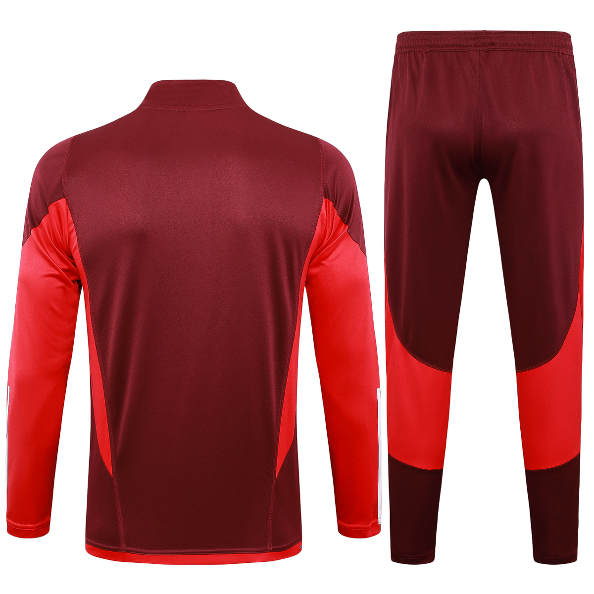 Set Outerwear TrainingInternacional 24/25 - Vermelho Escuro - vista frontal