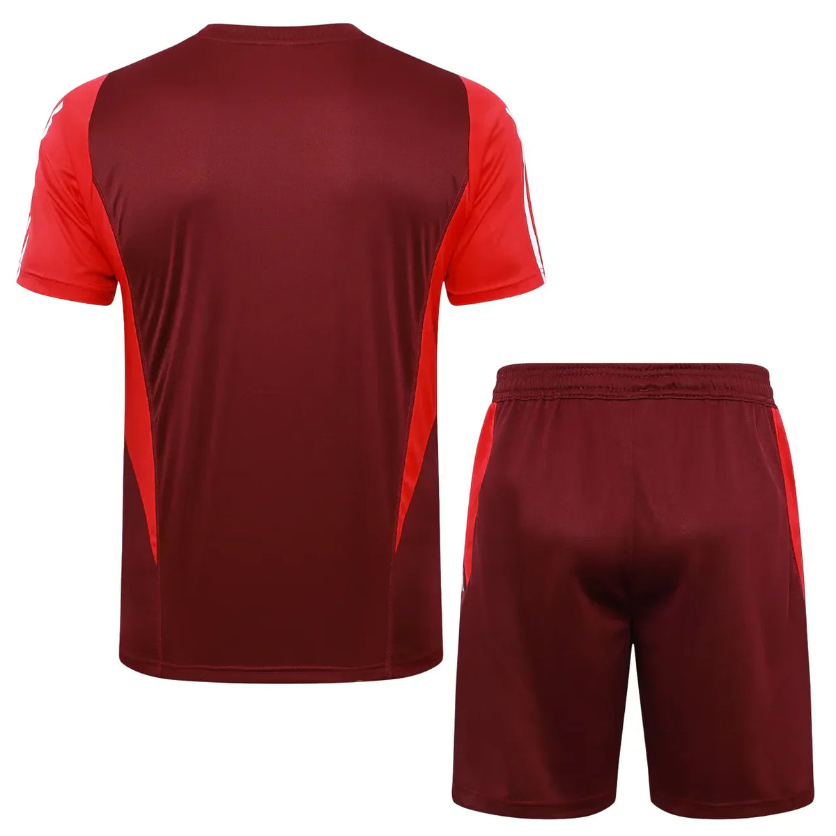 Set Internacional Training24/25 - Vermelho Escuro - vista frontal