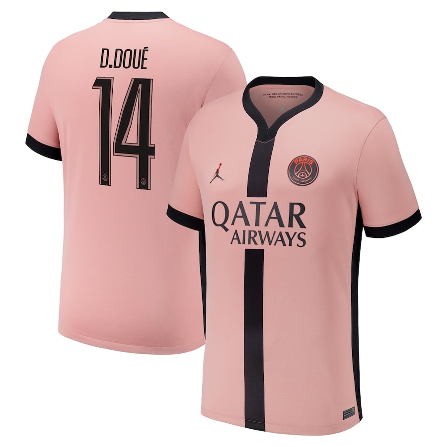 Camiseta Doué PSG 24/25 Third - Champions League - foto principal
