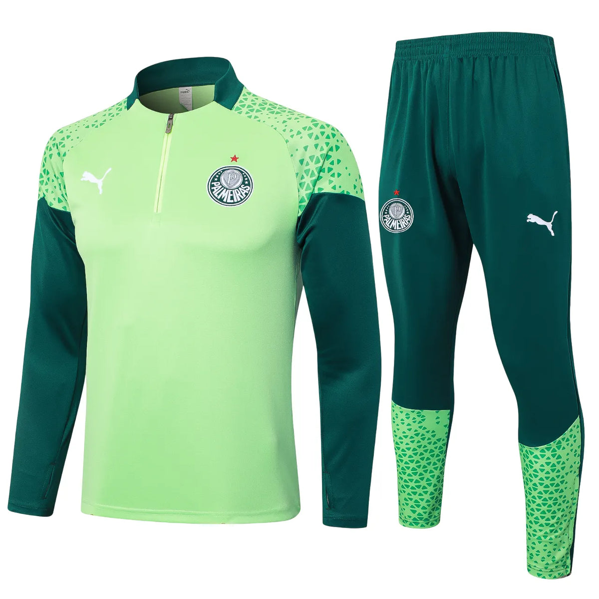 Set Outerwear TrainingPalmeiras 24/25 - Verde Claro - foto principal