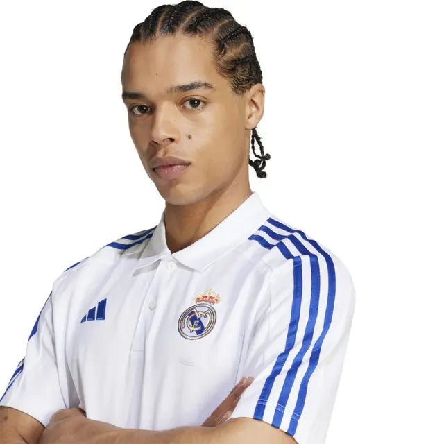 Camiseta Real Madrid 25/26 Polo Training - detalle del cuello