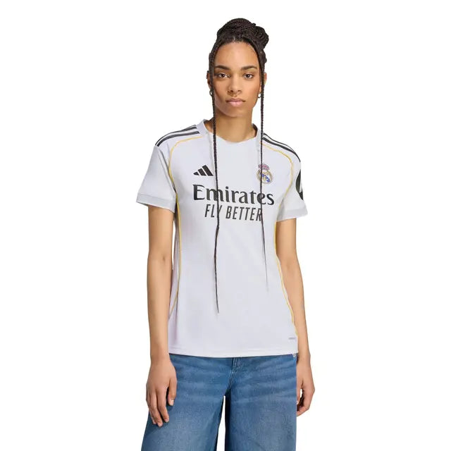 Camiseta 25/26 Real Madrid Home - Femenino - detalle del cuello