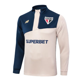 Set Outerwear Comissão São Paulo 24/25 - Bege - vista trasera
