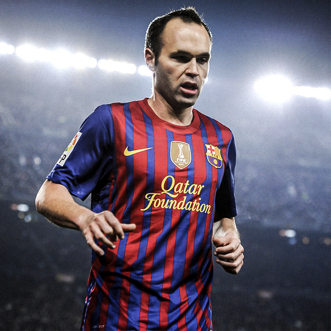 Camiseta Iniesta Barcelona 11-12 Legend - detalle de la manga