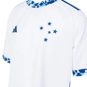 Kids Cruzeiro ll 24/25 - Branco - detalle del cuello