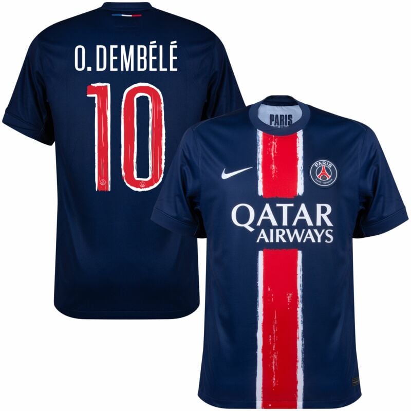 Camiseta Dembele PSG 24/25 Home - Champions League - foto principal