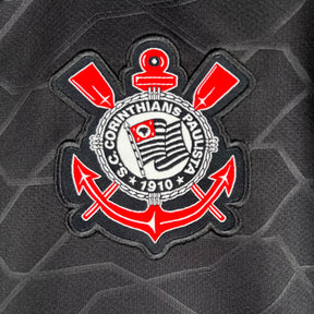 Camiseta Corinthians Retrô 2008 Away - detalle de la manga