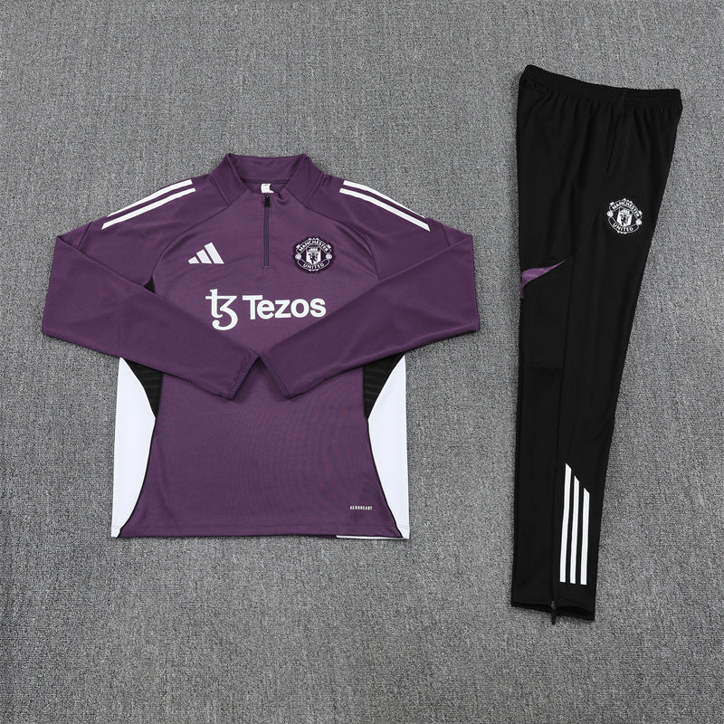 Training Suit Manchester United 25/26 - Winter - detalle del cuello