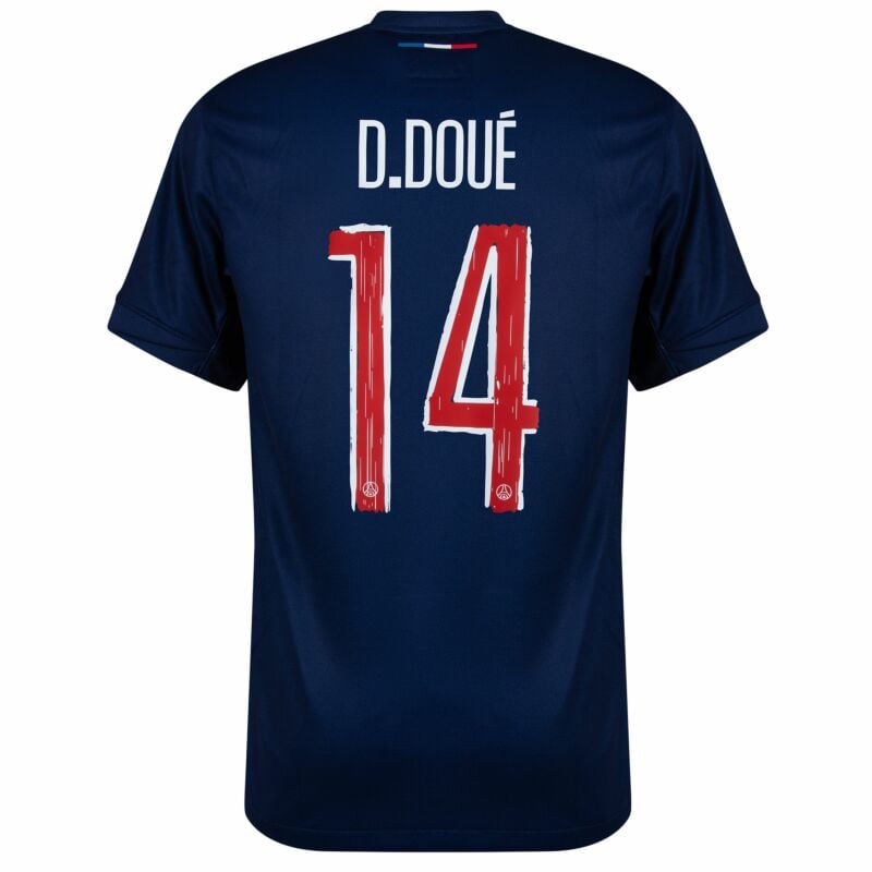 Camiseta Doué PSG 24/25 Home - Champions League - foto principal