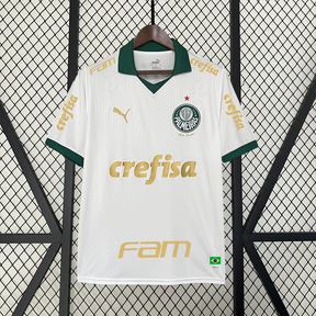 Camiseta 2024∕25 Palmeiras away +All sponsors - detalle del cuello