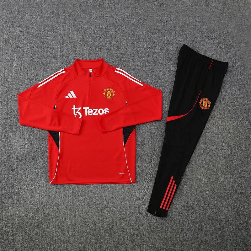 Training Suit Manchester United 25/26 Red - Winter - vista trasera