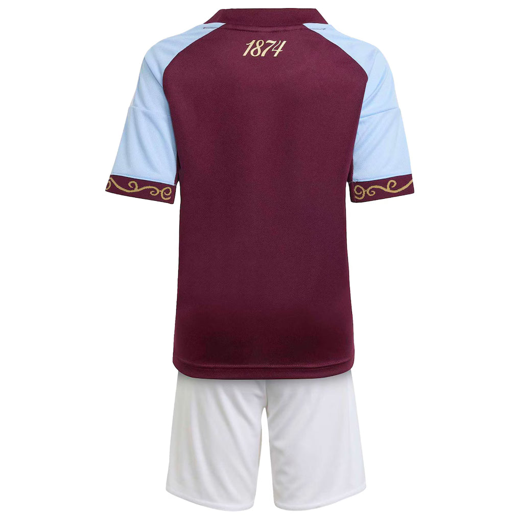 Kids Aston Villa 25/26 Home - vista frontal