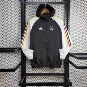 Windbreaker Real Madrid 24/25 - Preto e Branco