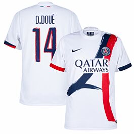 Camiseta Doué PSG 24/25 Away - Champions League - foto principal