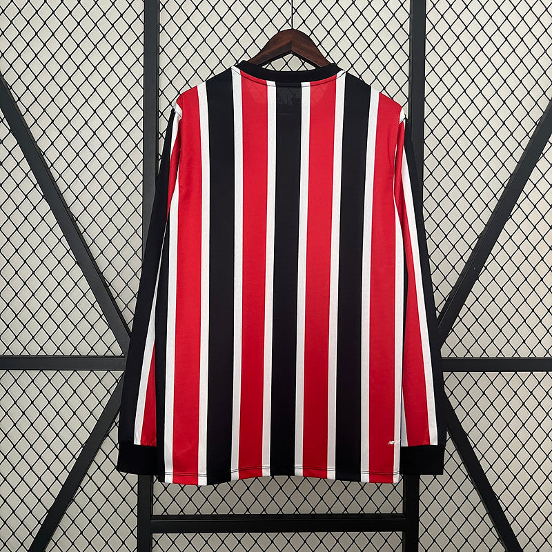 Camiseta 24∕25 Long Sleeve Sao Paulo Away - tejido y acabado