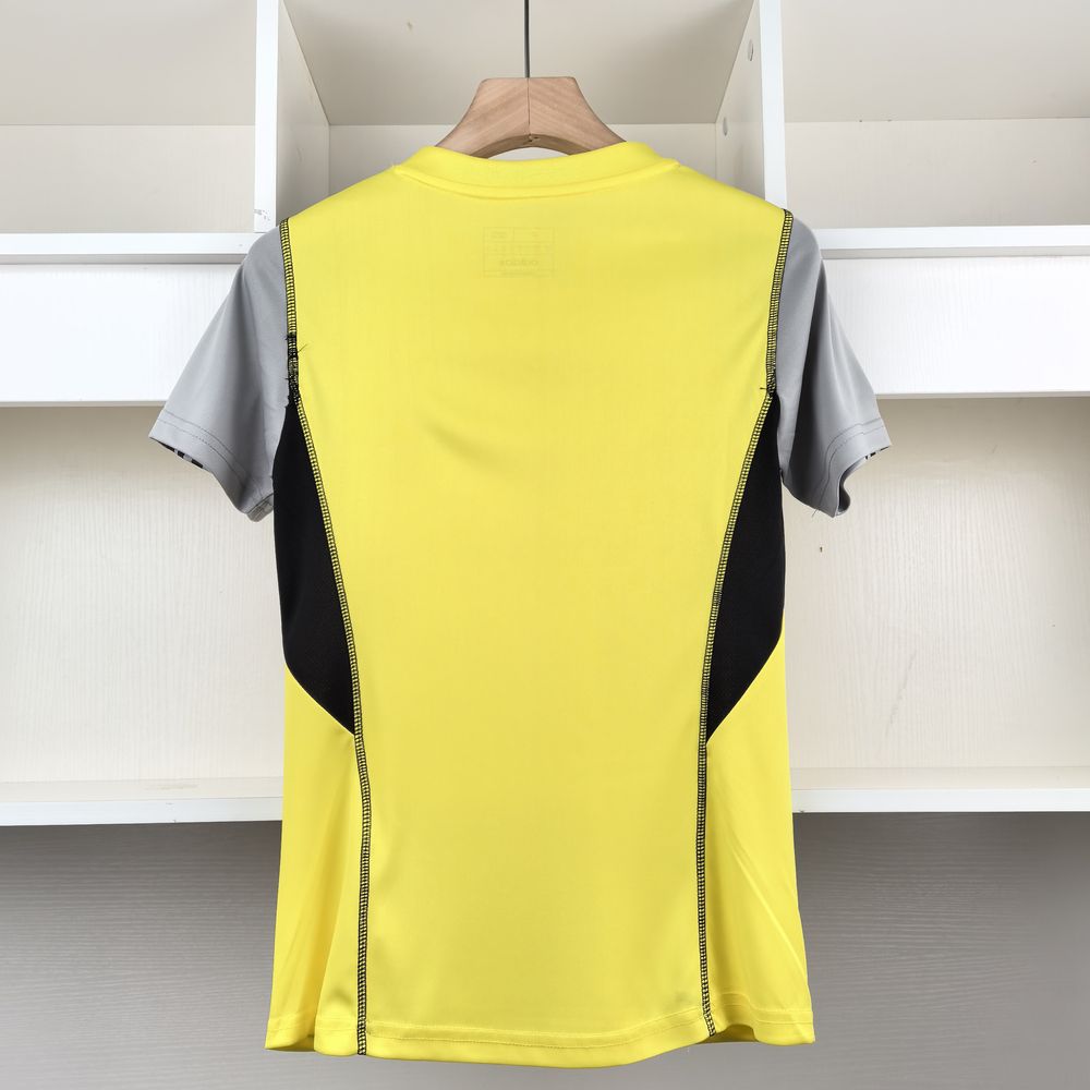 Camiseta 24∕25 Flamengo Treino Femenino - Amarelo - vista frontal