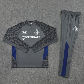 Training Suit Feyenoord Rotterdam 25/26 Gray - Winter - vista trasera
