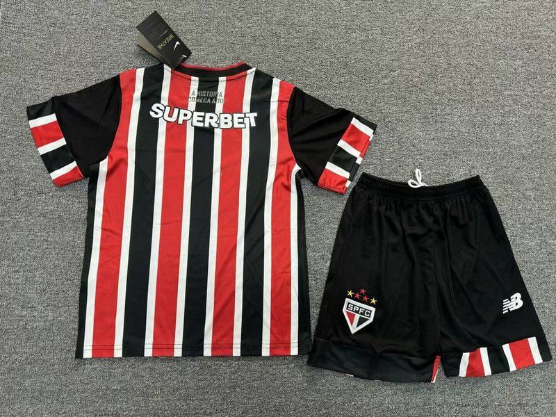Kids São Paulo 24/25 New Balance - Tricolor - vista frontal