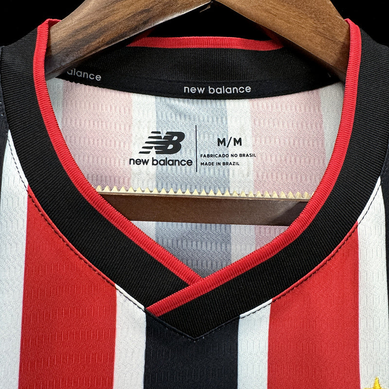 Camiseta Feminina do São Paulo Away II 24/25 - Listrada - vista frontal