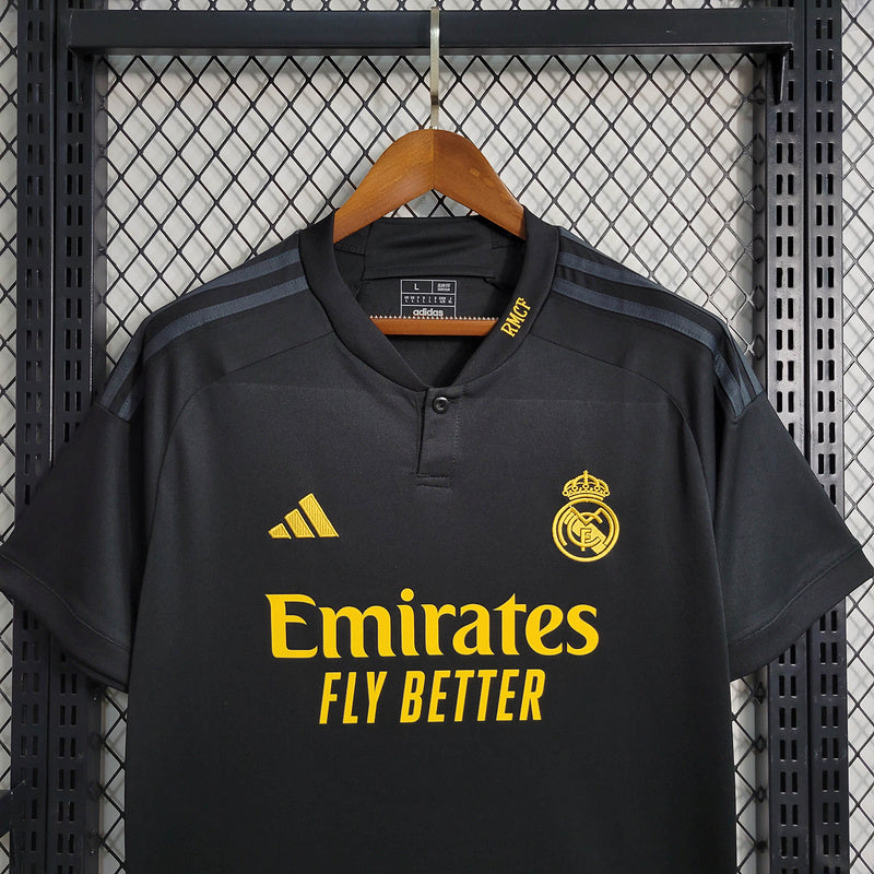 Camiseta 23∕24 Real Madrid ll - Preto - vista frontal