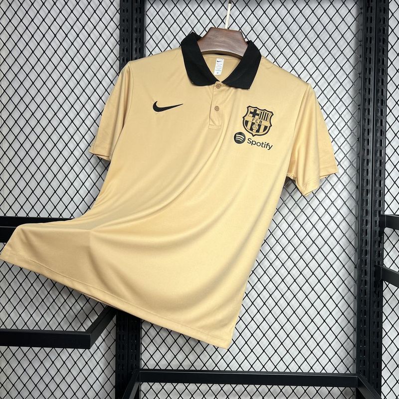 Camiseta Barcelona Polo 24/25 - Bege - foto principal