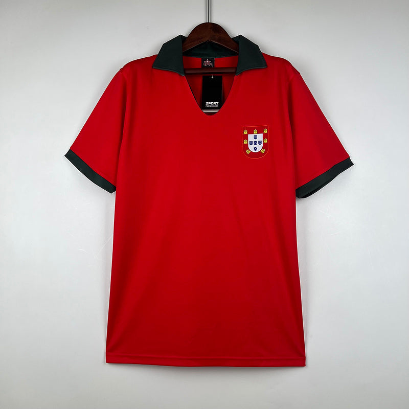 Camiseta Portugal Retrô 1972 Vermelho - foto principal