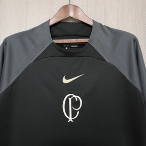 Camiseta 24∕25 Corinthians Preto - vista frontal