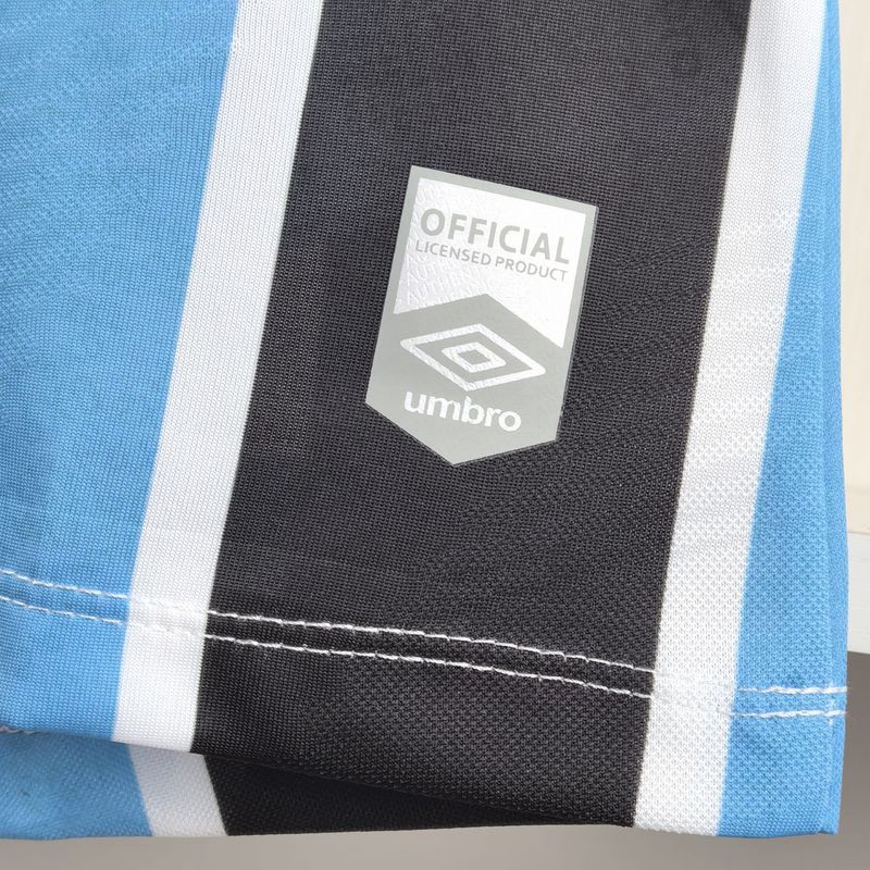 Camiseta Gremio Titular Feminina 24/25 - Preto e Azul - vista trasera