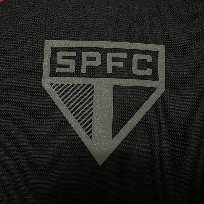 Camiseta 24∕25 São Paulo Edição Especial Preto - vista trasera