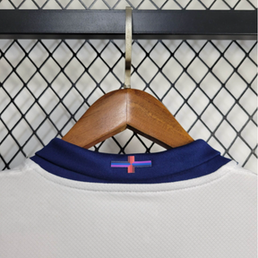 Camiseta 24∕25 Manga longa Seleção da Inglaterra Branco - vista trasera