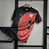 Camiseta Athletic Bilbao 24/25 - Preto e Vermelho - foto principal