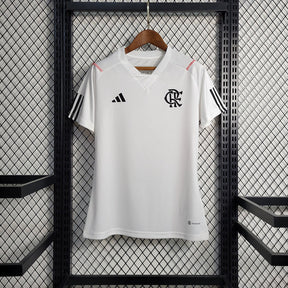 Camiseta 23∕24 Flamengo Treino - Femenino - Branco - foto principal