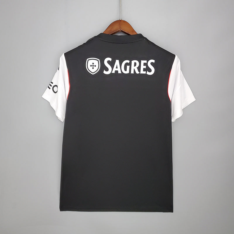 Camiseta Retro Benfica 13/14 - Preto - vista frontal