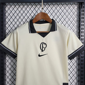 Kids Corinthians l 2023∕24 Preto-Branco - vista frontal