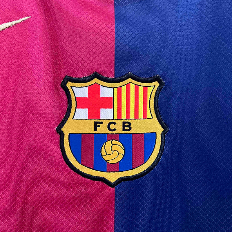 Camiseta Barcelona 24/25 Home I - detalle de la manga