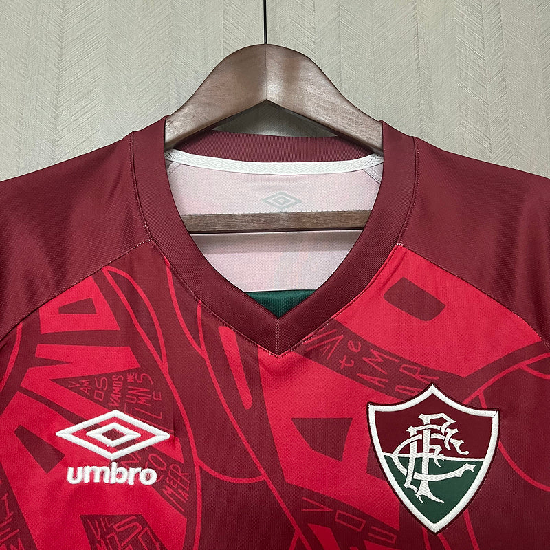 Camiseta 23∕24 Fluminense Vermelho - vista frontal