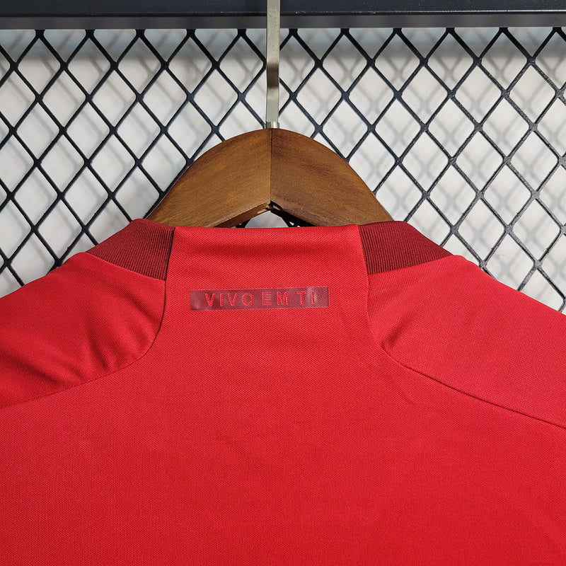 Camiseta 23∕24 Internacional l - Femenino - detalle de la manga