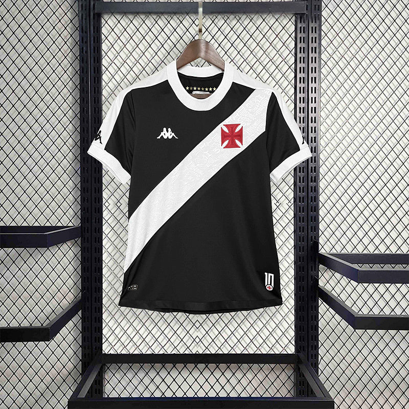Camiseta Feminina do Vasco da Gama 24/25 Home - Preto - foto principal