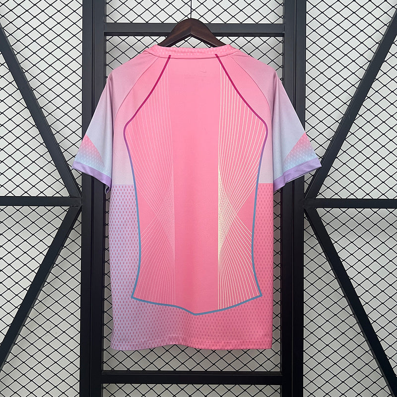 Camiseta Barcelona Special Edition 25/26 - Rosa - tejido y acabado