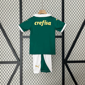 Kids Palmeiras 24/25 Home - Verde - vista trasera