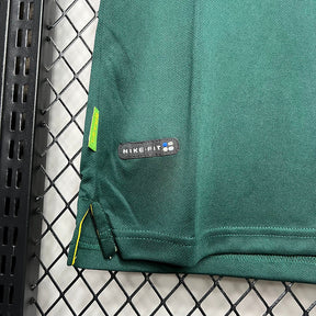 Camiseta Brasil Goleiro Retro 1997/98 Verde - vista trasera